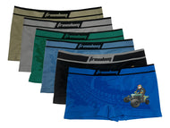Boxer Niño Licra, Pack 6 Piezas En 6 Diferentes Colores