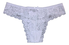 Cargar imagen en el visor de la galería, Tanga Sexy Encaje Mujer Pack De 6 Pzas, 6 Colores Diferentes

