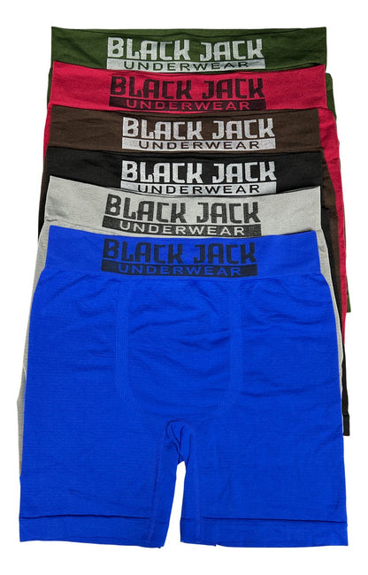 Boxer Largo Biker Microfibra Hombre, Paquete De 6 Pzas