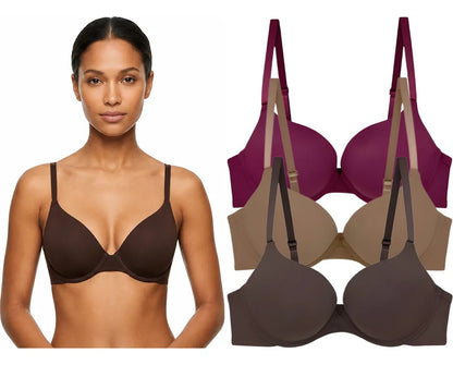 Pack 3 Brasier Push Up o Doble Push Aumenta Hasta 2 Tallas