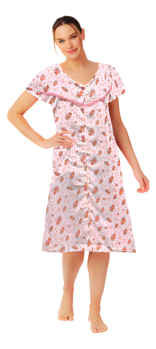 Camisón Bata Mujer Pijama Ropa Dormir Suave Y Comoda