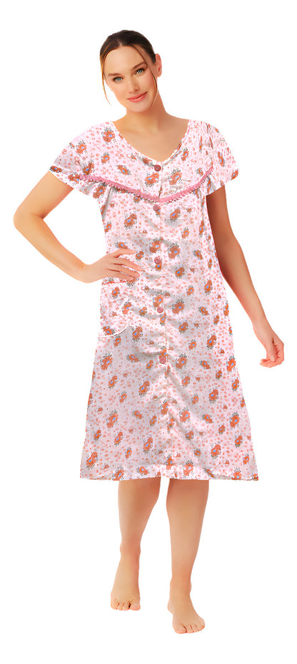 Camisón Bata Mujer Pijama Ropa Dormir Suave Y Comoda