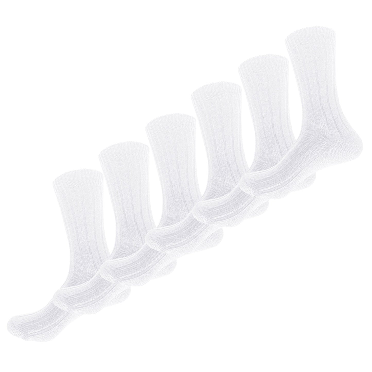 Paquete con 6 pares de Calcetines Escolares Juveniles Para Hombre Talla 14 A 19 Años
