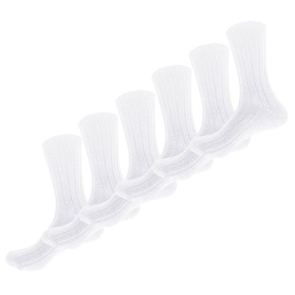 Pack con 6 pares de Calcetines Escolares Juveniles Para Hombre Talla 14 A 19 Años