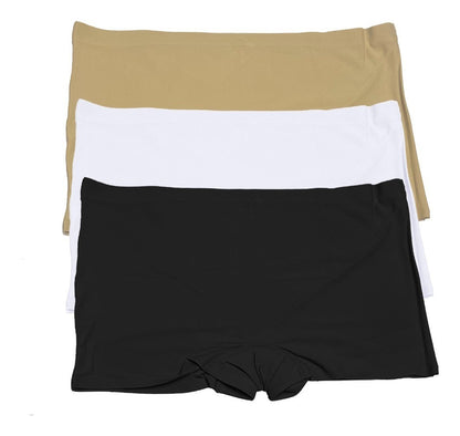 Boxer Sin Costuras (invisible) Pack 3 Pzas Negro Nude Blanco
