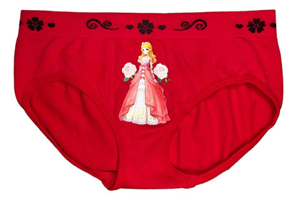 Pantaleta Licra Niña, Paquete 6 Piezas, 6 Diferentes Colore