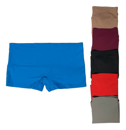 Boxer Sin Costuras (invisible) Pack 6 Pzas Difer Colores