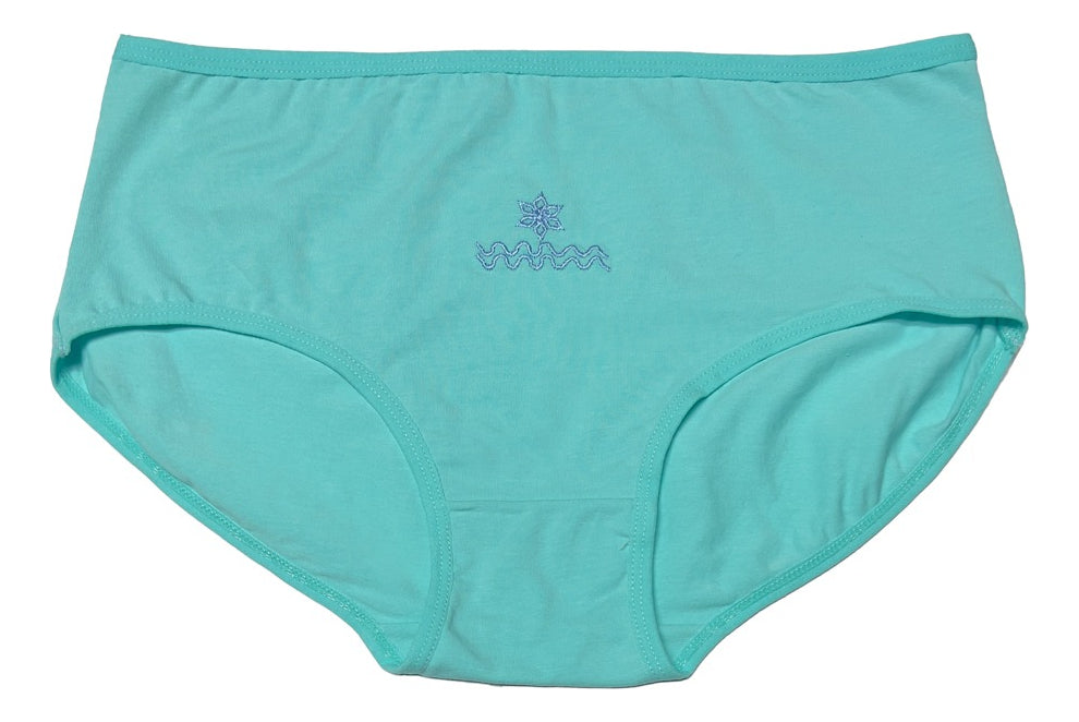 Paquete con 6 Pantaletas Completa De Algodón, Pack Con 6 Colores diferentes
