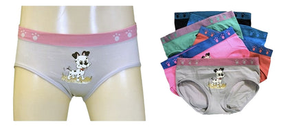 Pantaleta Licra Niña, Paquete 6 Piezas, 6 Diferentes Colore