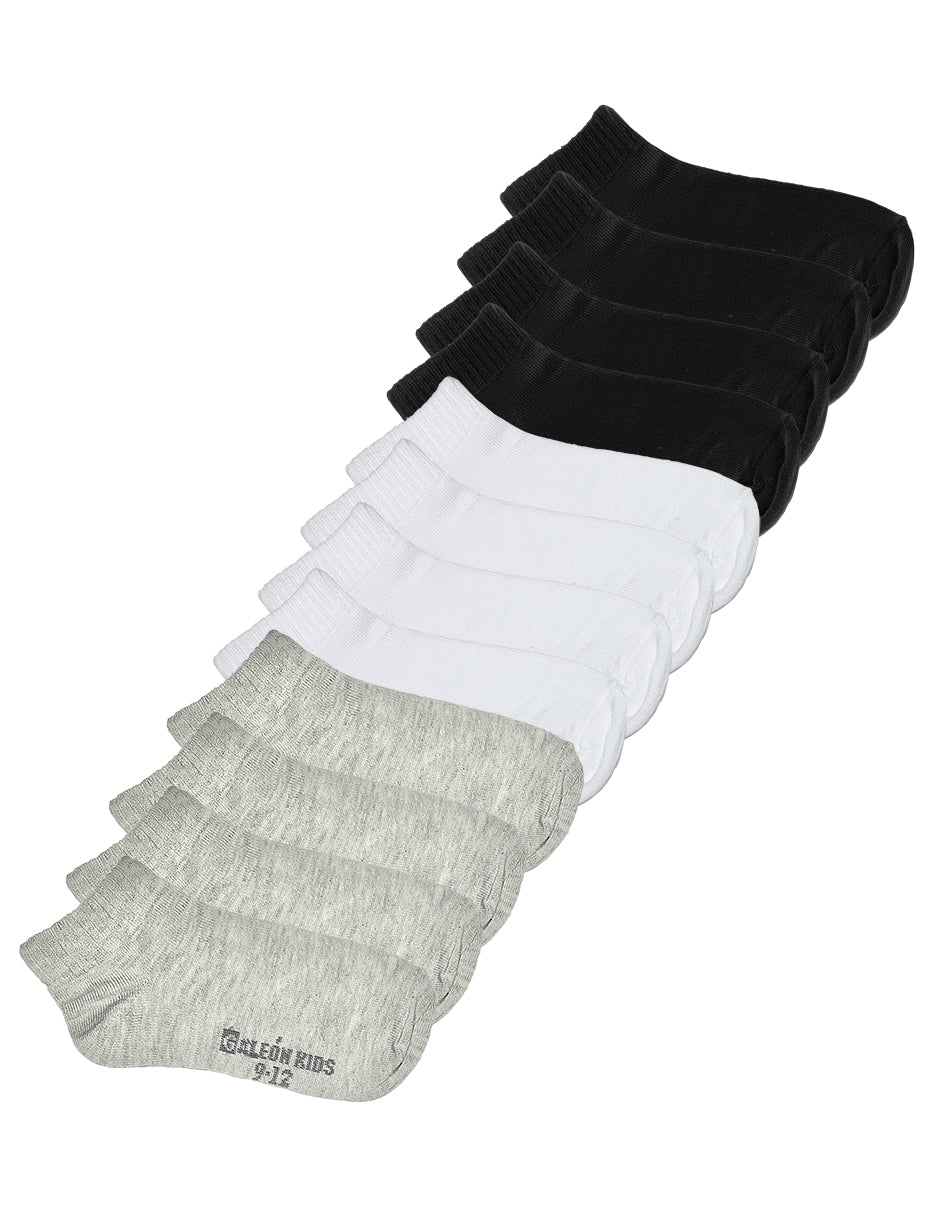 Pack Con 12 Pares Calcetas o Calcetín Escolar Infantil Lisos De Algodón PROMO (Copia)