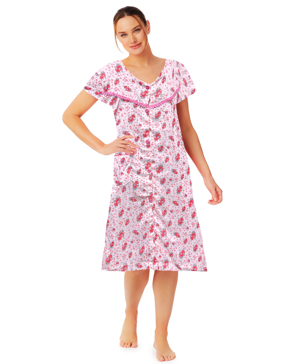 Camisón Bata Mujer Pijama Ropa Dormir Suave Y Comoda