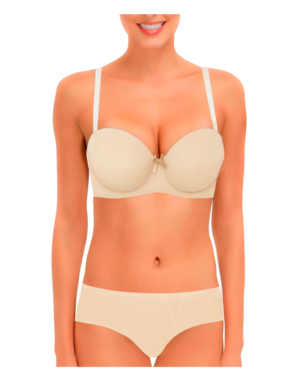 Coordinado 1 Set De Brasier Y Panty Sin Costuras, Invisibles