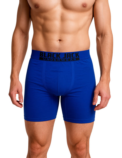 Boxer Largo Biker Microfibra Hombre, Paquete De 6 Pzas