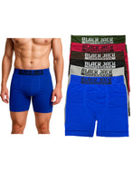 Boxer Largo Biker Microfibra Hombre, Paquete De 6 Pzas