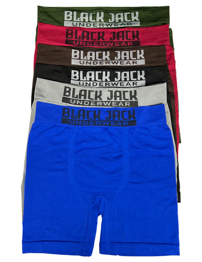 Boxer Largo Biker Microfibra Hombre, Paquete De 6 Pzas