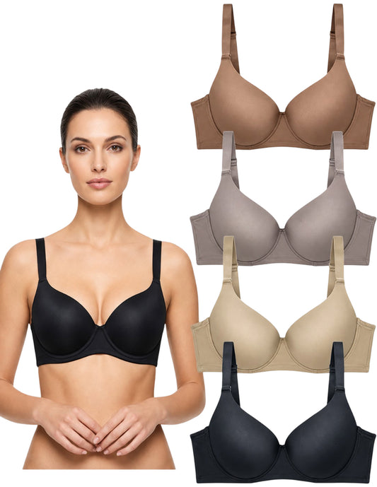 Pack Con 4 Brasier Copa D Y Dd Tallas Extras Con Varilla