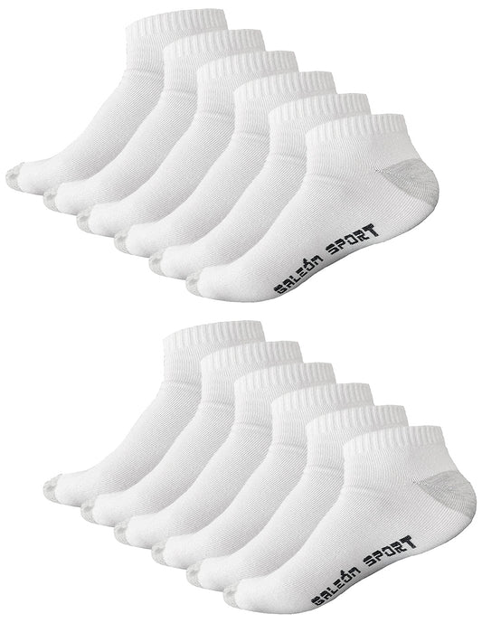 Paquete con 12 pares de Tin Deportivo De Algodón Unisex