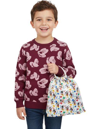 Set De Sudadera Y Mochila Tipo Morral De Mickey Mouse