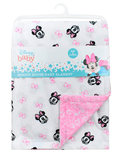 Cobija Polar Para Bebe De Mickey O Minnie Mouse