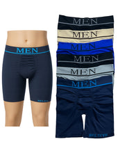 Cargar imagen en el visor de la galería, Boxer Largo Biker Microfibra Hombre, Paquete De 6 Pzas
