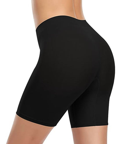 Boxer Largo Dama Licra, Pack Con 6 Pzas 2nude/2negros/2bcos