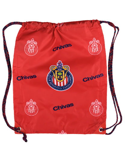 Mochila Morral Deportivo Chivas O Barza Producto Oficial