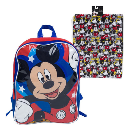 Set De Mochila Infantil Con Morral Mickey & Minnie Mouse