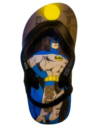 Sandalias Chanclas De Tu Personaje Favorito Negro Batman 9-10