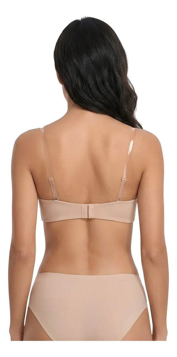 Conjunto De Brasier Strapless Y Panty Sin Costuras