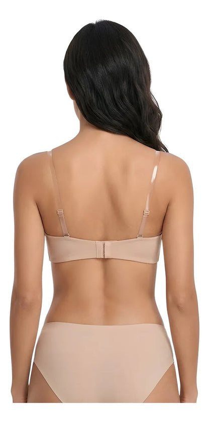 Conjunto De Brasier Strapless Y Panty Sin Costuras