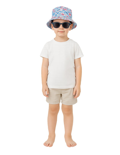 Set De Sombrero Y Lentes De Sol Para Bebé Rosa 0-3 Años 85697