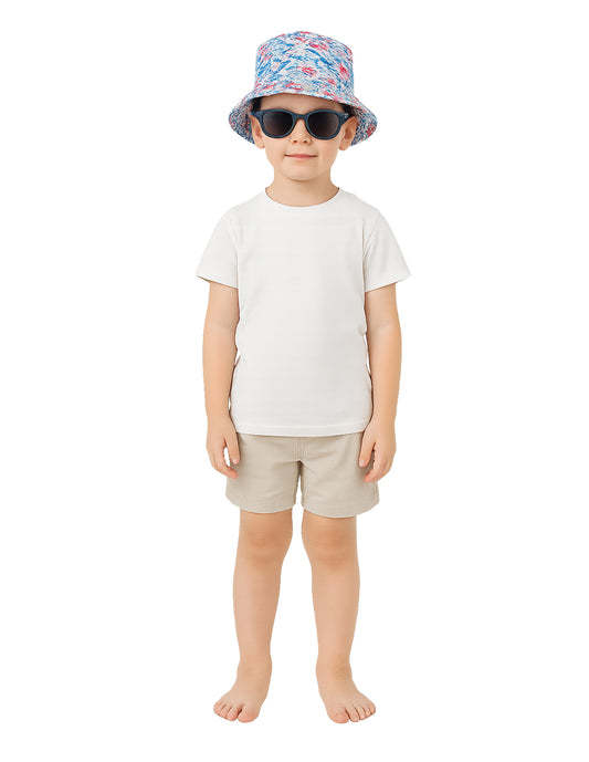 Set De Sombrero Y Lentes De Sol Para Bebé Rosa 0-3 Años 85697