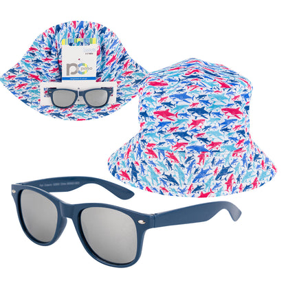 Set De Sombrero Y Lentes De Sol Para Bebé Rosa 0-3 Años 85697