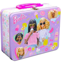 Cargar imagen en el visor de la galería, Lonchera Con Rompecabezas 48 Pzas Diferentes Personajes Violeta Barbie 83268
