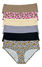 Cargar imagen en el visor de la galería, Pack 6 Pantaletas Invisibles Incluye 6 Colores Diferentes
