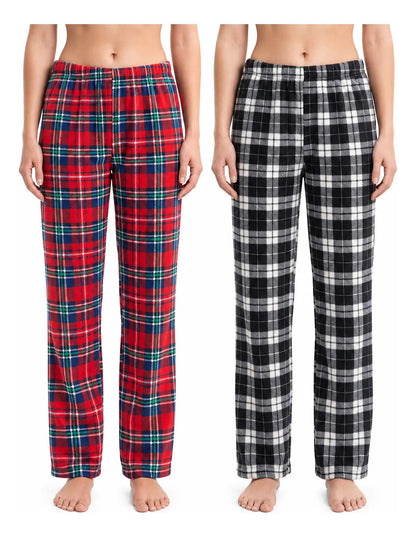 Set De 2 Pantalones De Pijama Para Dama, Suaves Y Cómodos