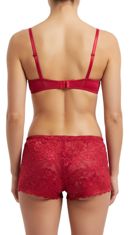 Conjunto Sexy De Brasier Y Cachetero De Encaje