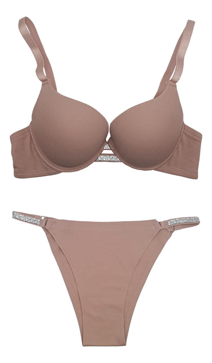 Coordinado 1 Set De Brasier Y Panty Sin Costuras, Invisibles