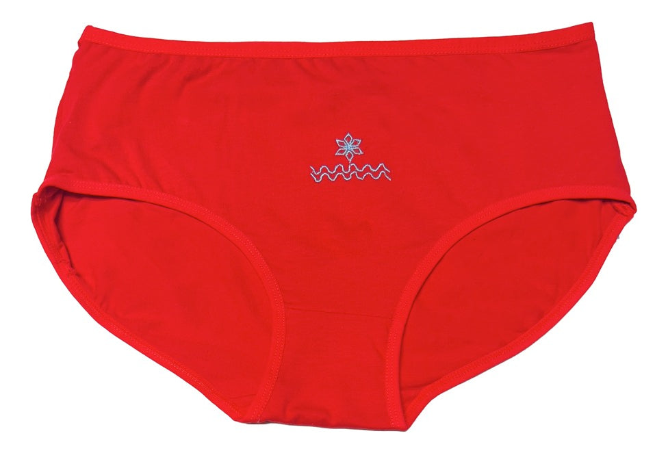 Paquete con 6 Pantaletas Completa De Algodón, Pack Con 6 Colores diferentes