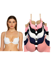 Cargar imagen en el visor de la galería, 6 Brasieres Pack Con 6 Colores Diferentes Copa B, C, D Y Dd
