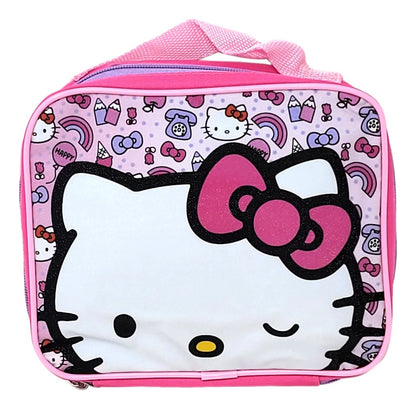Set De Mochila Y Lonchera De Tu Personaje Favorito Rosa Chicle Estampado