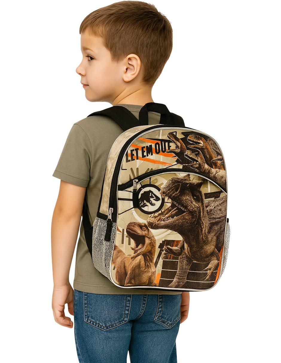 Mochila Escolar Jurassic World De 18 Pulgadas