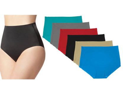 Pantaleta Sin Costuras (invisible) Pack 6 Pzas Difer Colores