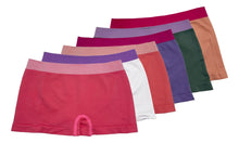 Cargar imagen en el visor de la galería, Boxer Licra Niña, Paquete 6 Piezas, 6 Diferentes Colores
