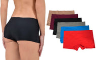 Boxer Sin Costuras (invisible) Pack 6 Pzas Difer Colores