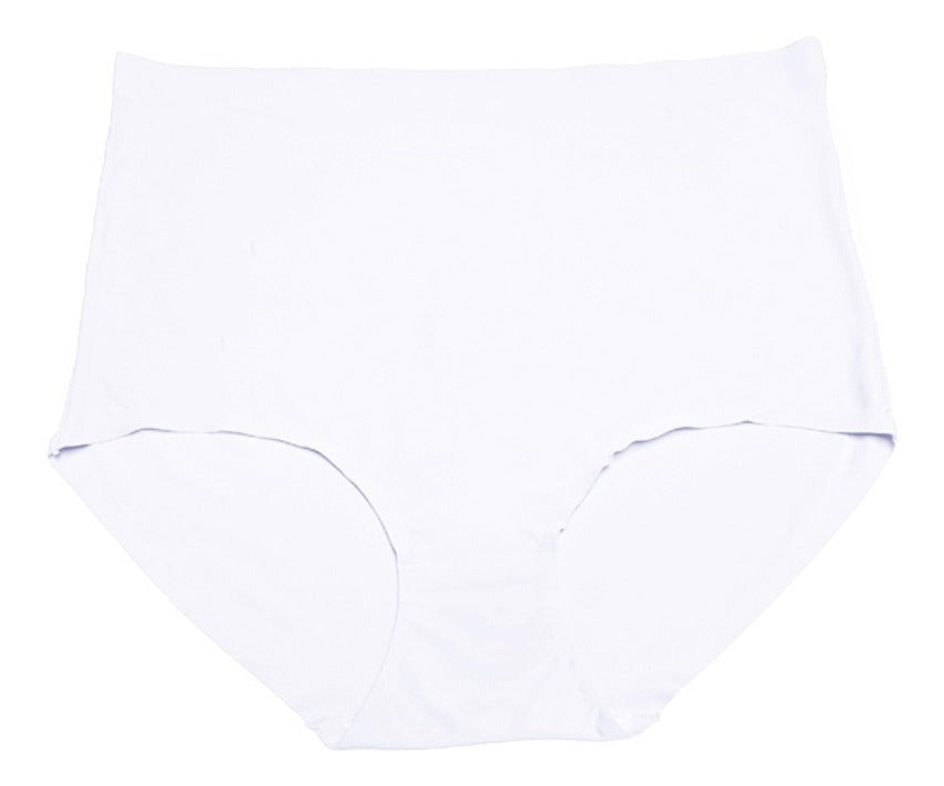 Pantaleta Alta Sin Costuras Pack 3pzas Negra/nude/blanco