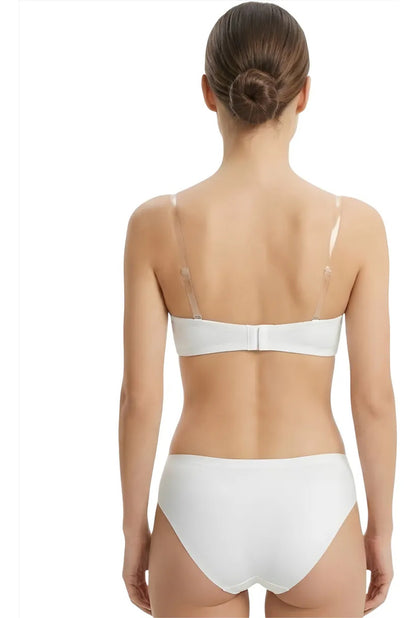 Conjunto De Brasier Strapless Y Panty Sin Costuras