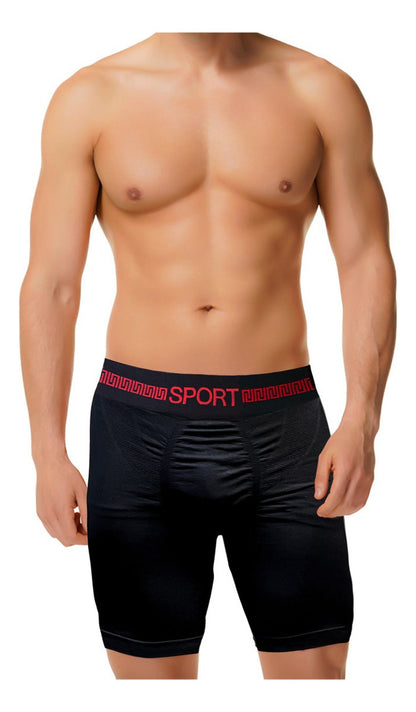Boxer Largo Biker Microfibra Hombre, Paquete De 6 Pzas