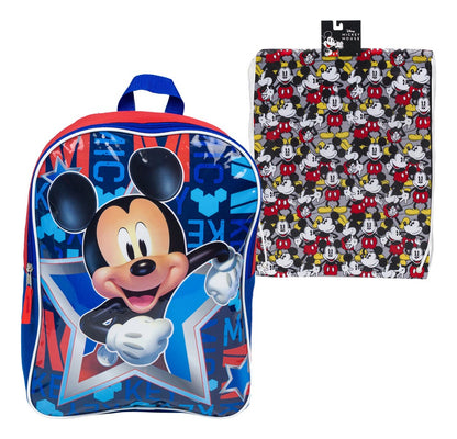 Set De Mochila Infantil Con Morral Mickey & Minnie Mouse