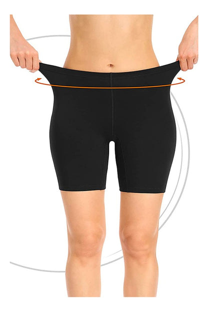 Boxer Largo Dama Licra, Pack Con 6 Pzas 2nude/2negros/2bcos
